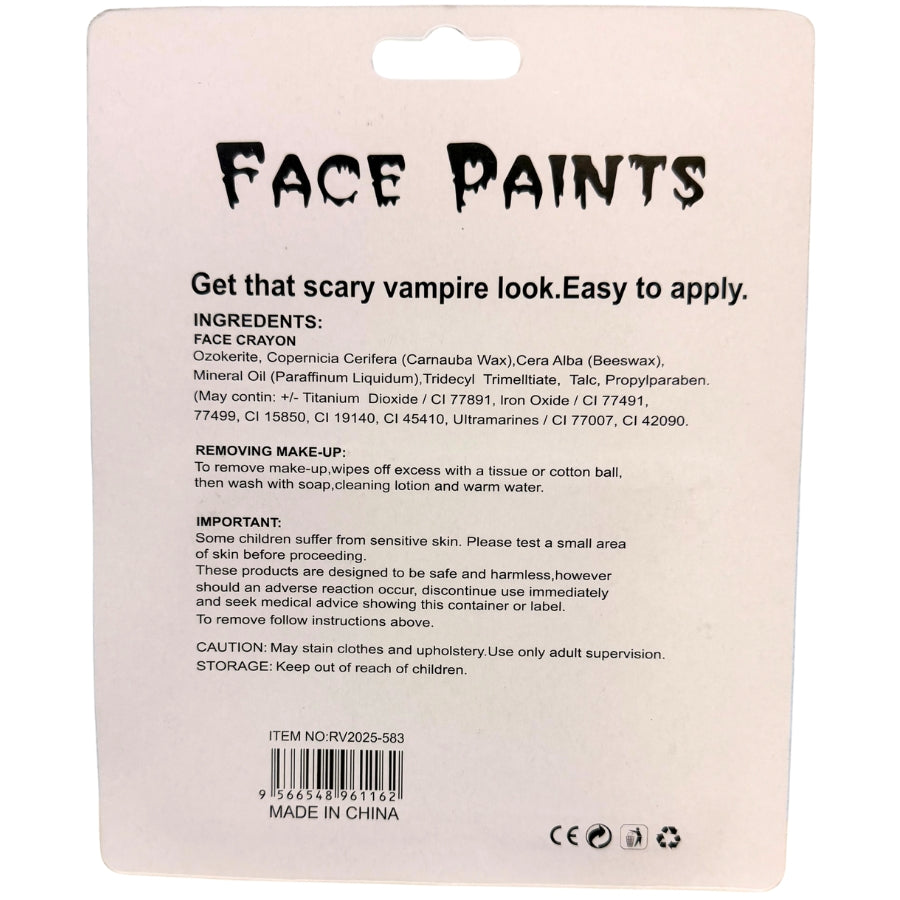 MAQUILLAJE FACE PAINT NEON VM2268 HALLOWEEN VM FIESTA