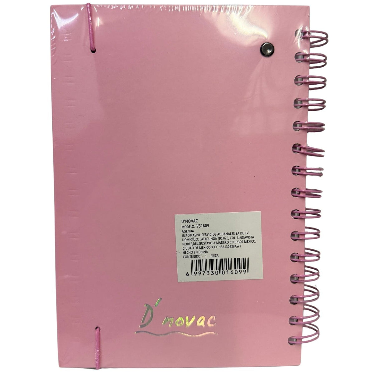 AGENDA DIARIA DOBLE ESPIRAL AG222 NOVAC