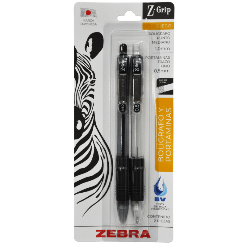 PLUMA/LAPICERO Z-GRIP 0.5 MM NEGRO ZEBRA MNK