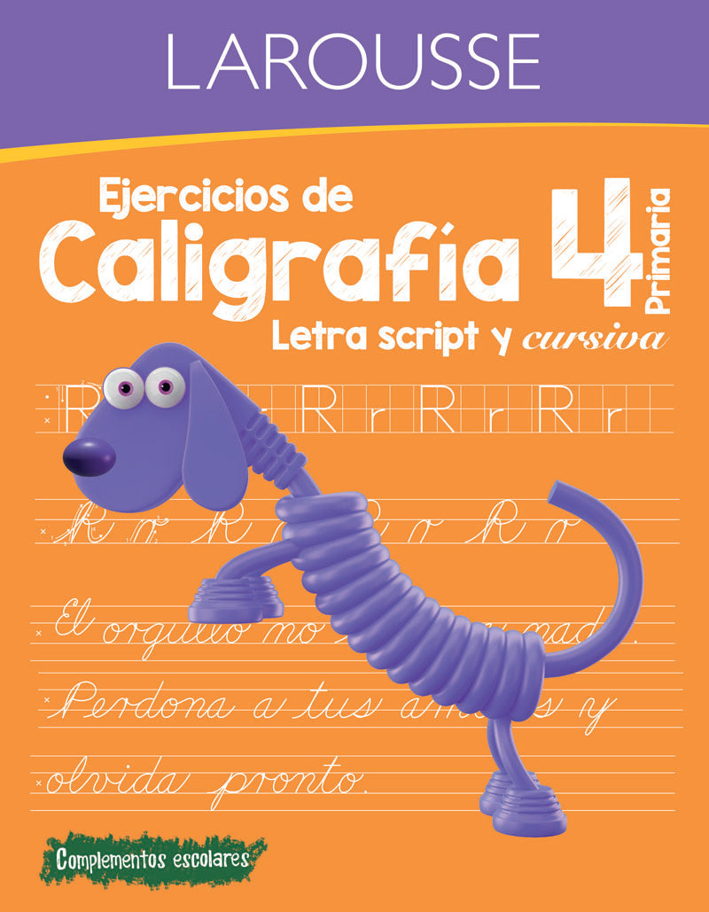 LIBRO EJERCICIOS CALIGRAFIA 4 LAROUSSE MNK