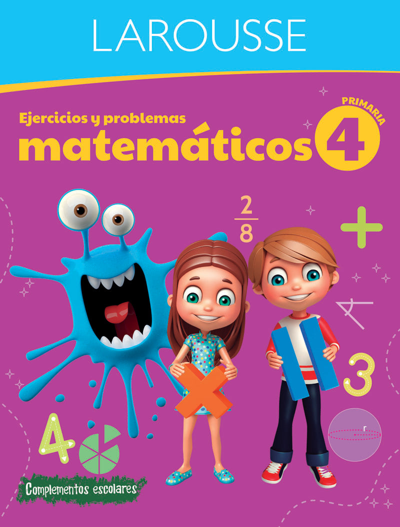 LIBRO EJERCICIOS Y PROBLEMAS MATEMATICOS 4 EDICIONES LAROUSSE MNK