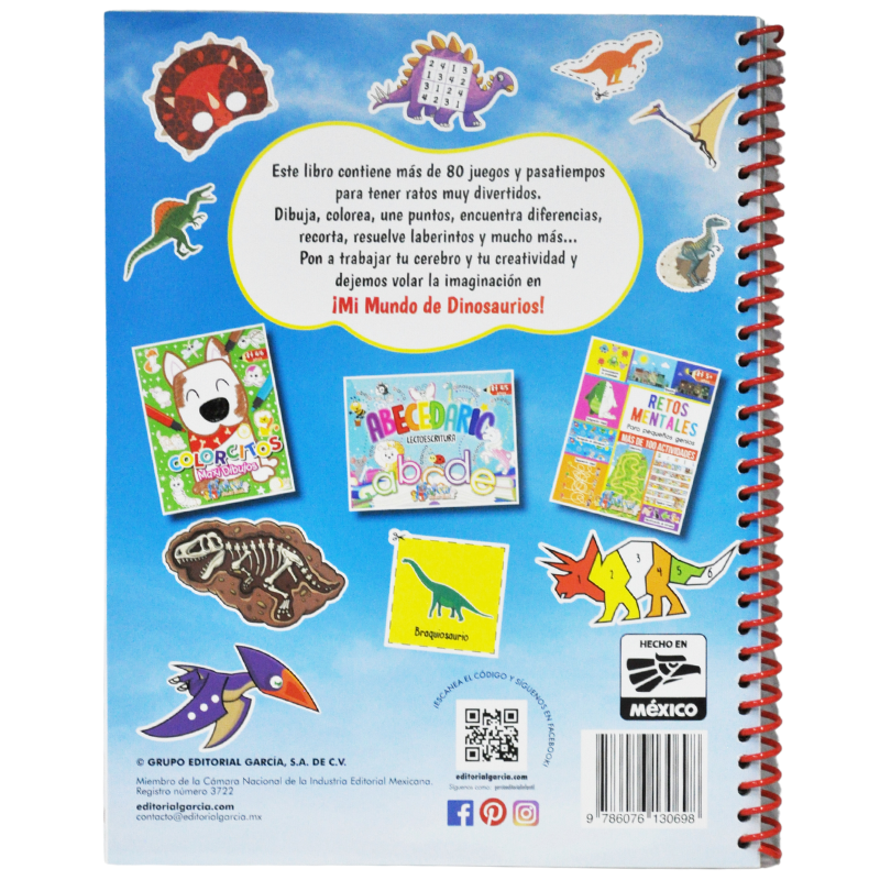 LIBRO MI MUNDO DE DINOSAURIOS 1506 EDITORIAL GARCIA MNK