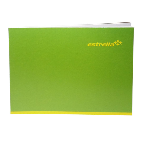 CUADERNO ITALIANO ENGRAPADO 50 HJ DOBLE RAYA ESTRELLA MNK