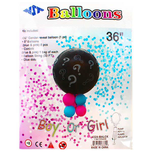 KIT GLOBO NIÑA O NIÑO 4324 NATURAL