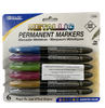 MARCADOR PERMANENTE METALICO 6 PZ 1236 BAZIC
