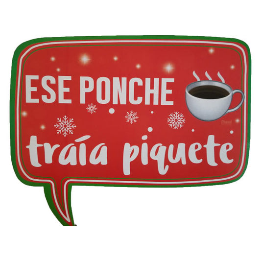 LETRERO EXPRESATE EN LAS POSADAS PAQ C/8 1543-3 NAVIDAD PADI