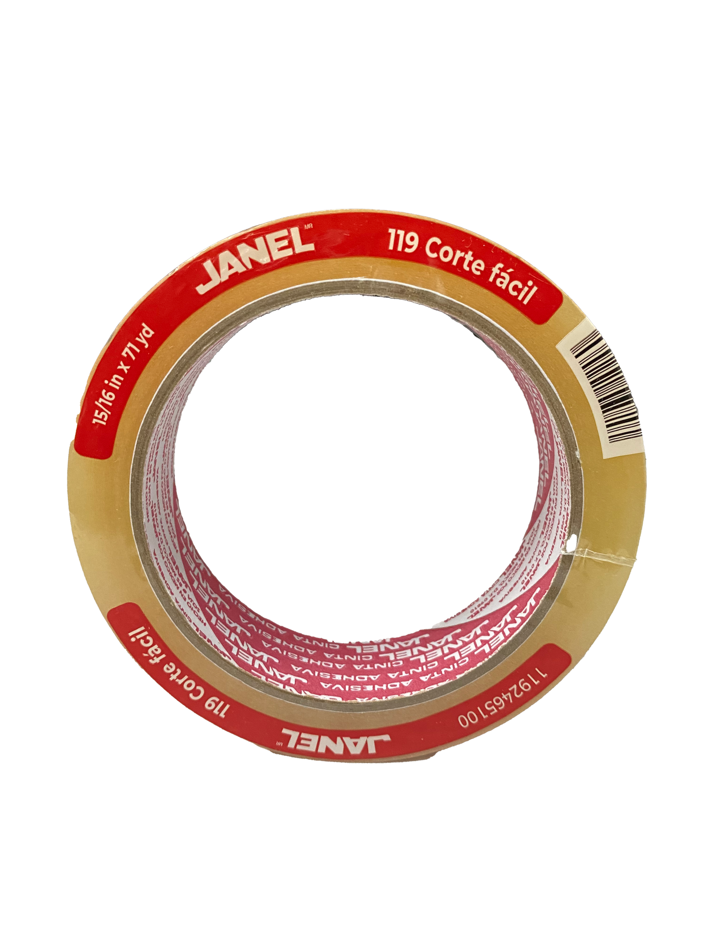 TAPE TRANSPARENTE 24X65 MT 119 JANEL MNK