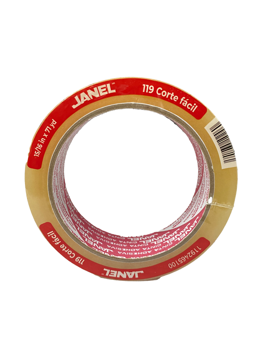 TAPE TRANSPARENTE 24X65 MT 119 JANEL MNK