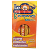 CRAYON ESTANDARD 6 PZ LEONCITO CONEXION CARIBE MNK