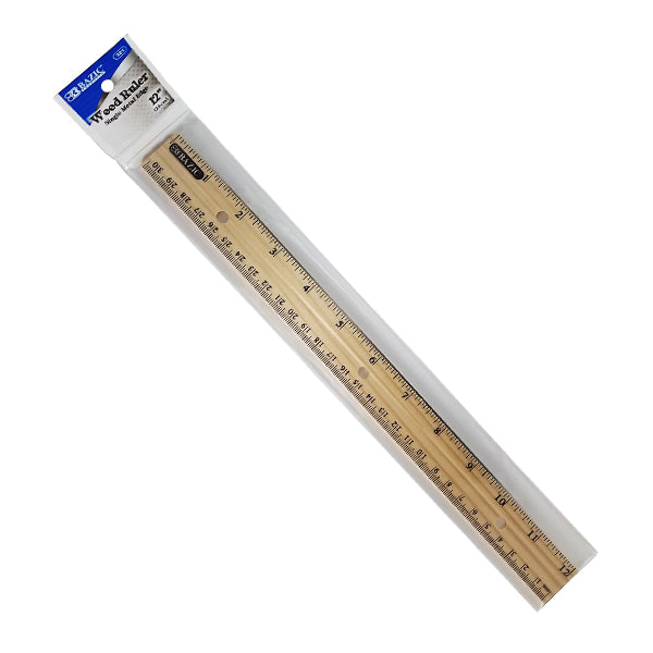 REGLA MADERA 30 CM 321 BAZIC MNK