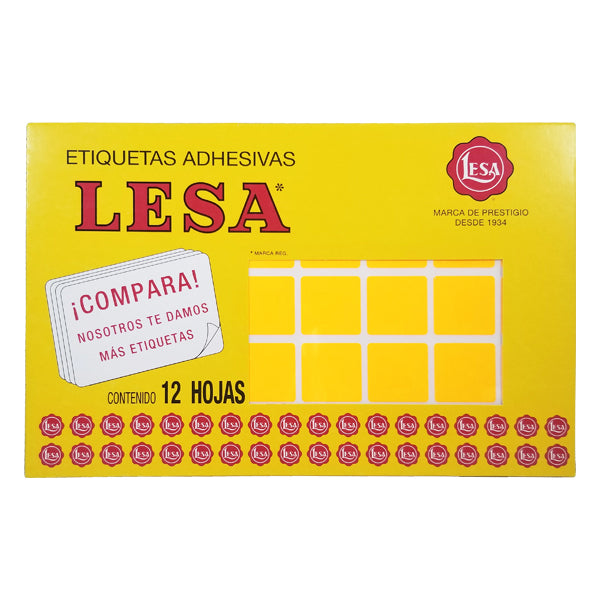 ETIQUETA NO CONTINUA #05 NARANJA LESA