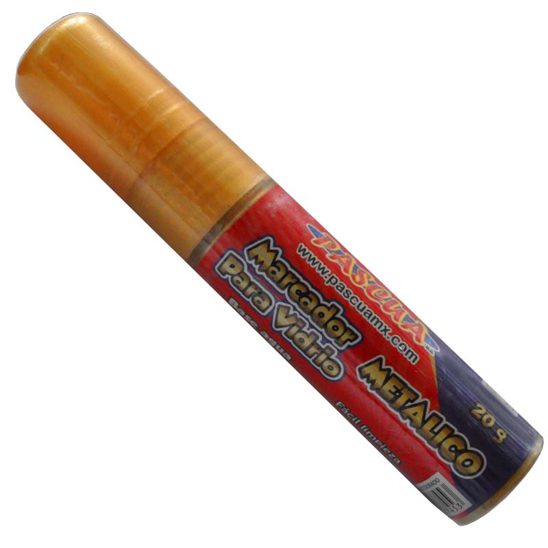 MARCADOR P/VIDRIO DORADO PASCUA