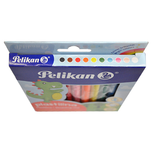 PLASTILINA BARRAS 10 COLORES PELIKAN MNK