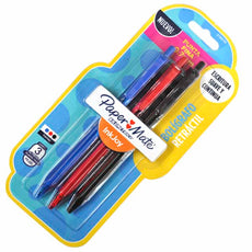 PLUMA RETRACTIL KILOMETRICO COLORES SURTIDOS 3 PZ FINO NEWELL BEROL MNK