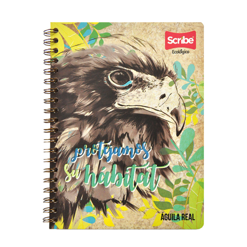 CUADERNO PROFESIONAL ESPIRAL ECOLOGICO C5 100 HJ SCRIBE MNK