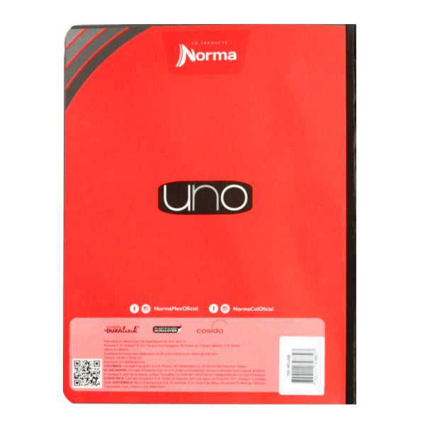 CUADERNO PROFESIONAL COSIDO UNO 100 HJ RAYA NORMA MNK