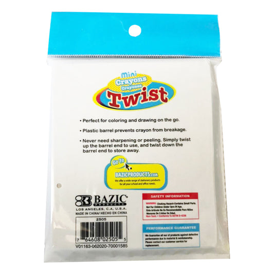 CRAYON TWISTABLES MINI 10 PZ 2505 BAZIC MNK
