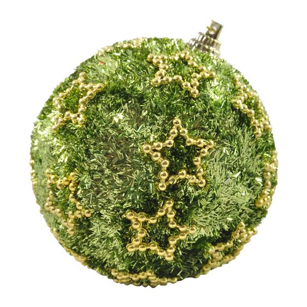 ESFERA 80 MM NAVIDAD HT-A09271 VERDE MANZANA BRIDGECO