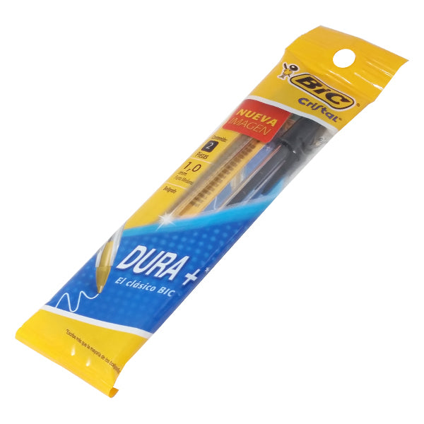 PLUMA BIC MEDIANO NEGRO 2 PZ BIC MNK