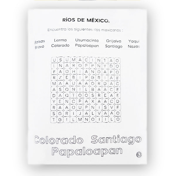 LIBRO SOPA DE LETRAS REAFIRMANDO EDITORIAL PUEBLA