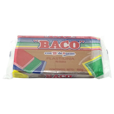 PLASTILINA BARRA B-180 180 GR CAFE BACO MNK