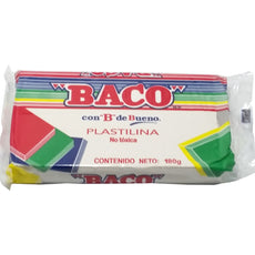 PLASTILINA BARRA B-180 180 GR BLANCO BACO MNK