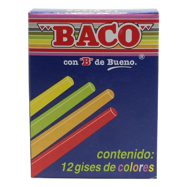 GIS COLORES 12 PZ TIC-12 BACO