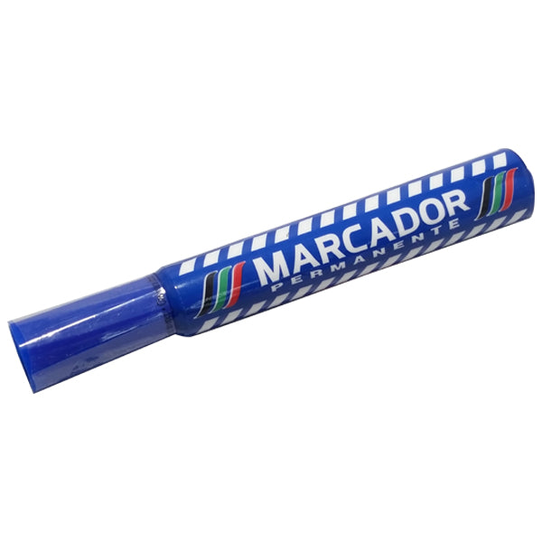 MARCADOR PERMANENTE PLASTICO MTP-07 AZUL BACO MNK
