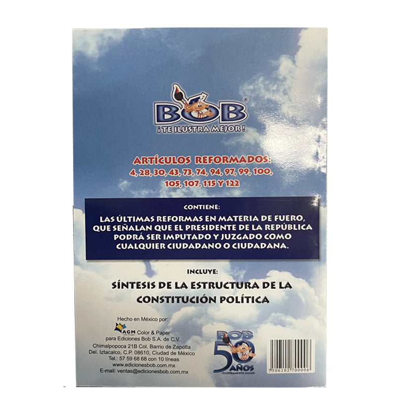 CONSTITUCION POLITICA EDICIONES BOB