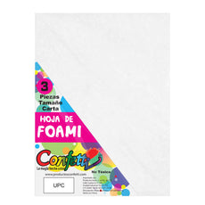 FOAMY CARTA 3 PZ BLANCO NAEN MNK