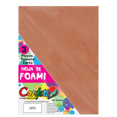 FOAMY CARTA 3 PZ CARNE NAEN MNK