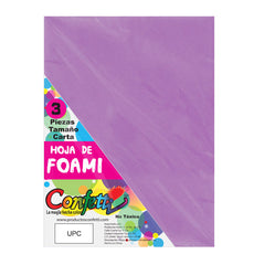 FOAMY CARTA 3 PZ LILA NAEN MNK