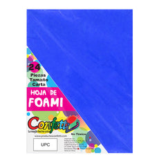 FOAMY CARTA 24 PZ AZUL REY NAEN MNK