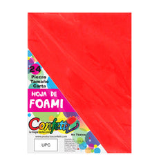 FOAMY CARTA 24 PZ ROJO NAEN MNK