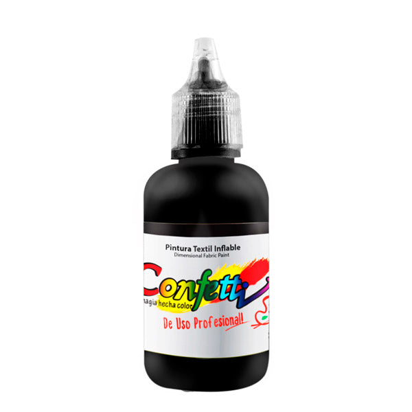 PINTURA TEXTIL NEGRO PUFF CF-408 NAEN
