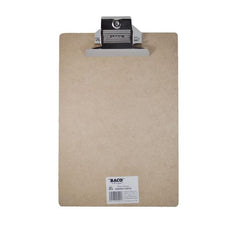 TABLA MADERA CARTA CLIP METALICO BACO