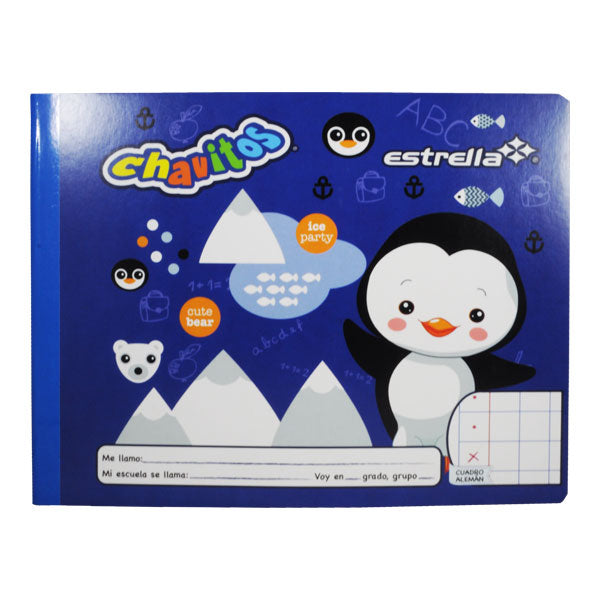CUADERNO PREESCOLAR COSIDO 72 HJ ALEMAN C14 ESTRELLA MNK