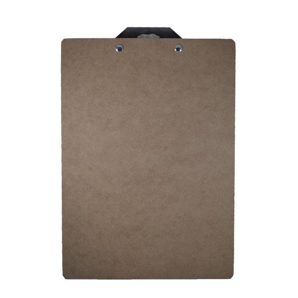 TABLA MADERA CARTA CLIP METALICO BACO