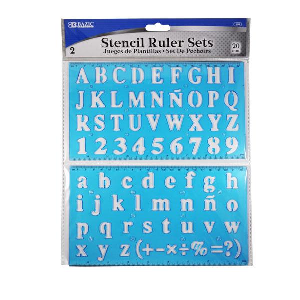 MOLDE DE LETRAS 2 PZ #305 BAZIC