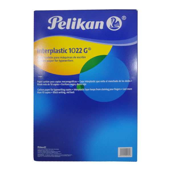 PAPEL CARBON OFICIO NEGRO 1022G 100 HJ PELIKAN