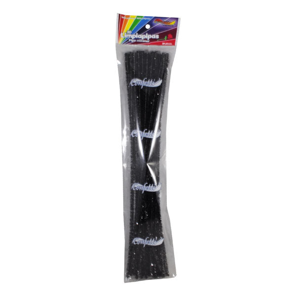 LIMPIAPIPAS METALICO NEGRO 20 PZ NAEN