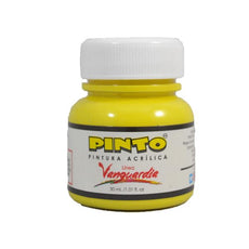 PINTURA ACRILICA 30 ML AMARILLO LIMON 711 PINTO DISTRIBUIDORA