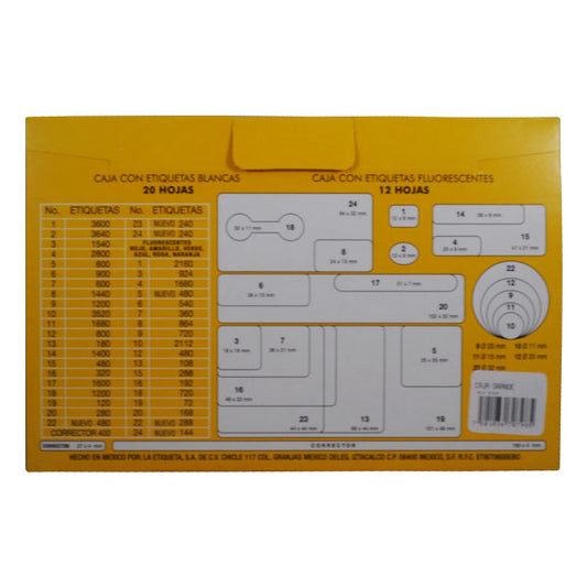 ETIQUETA NO CONTINUA #24 ROSA LESA