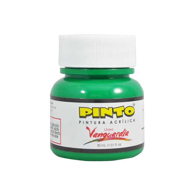 PINTURA ACRILICA 30 ML VERDE HOJA 748 PINTO DISTRIBUIDORA