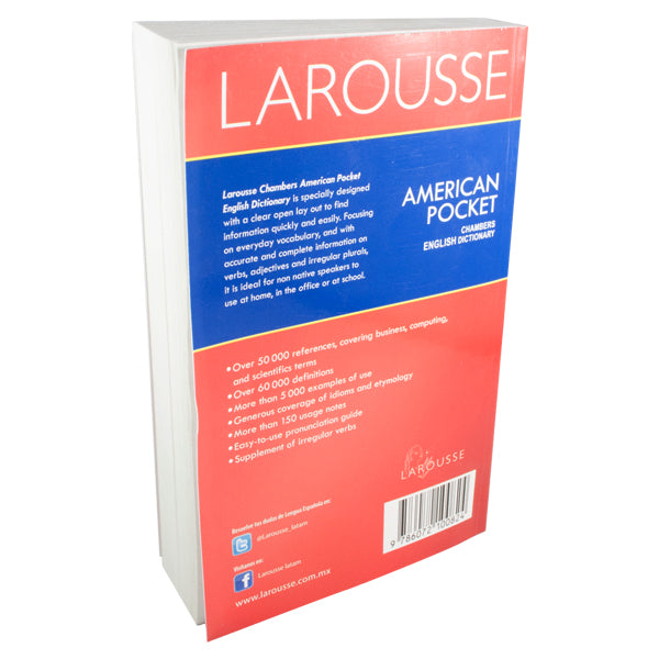 DICCIONARIO AMERIC POCKET CHAMBERS INGLES 1595 LAROUSSE MNK