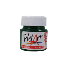 PINTURA ACRILICA 30 ML VERDE OSCURO PINTART