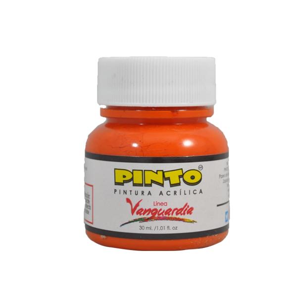 PINTURA ACRILICA 30 ML NARANJA 720 PINTO DISTRIBUIDORA