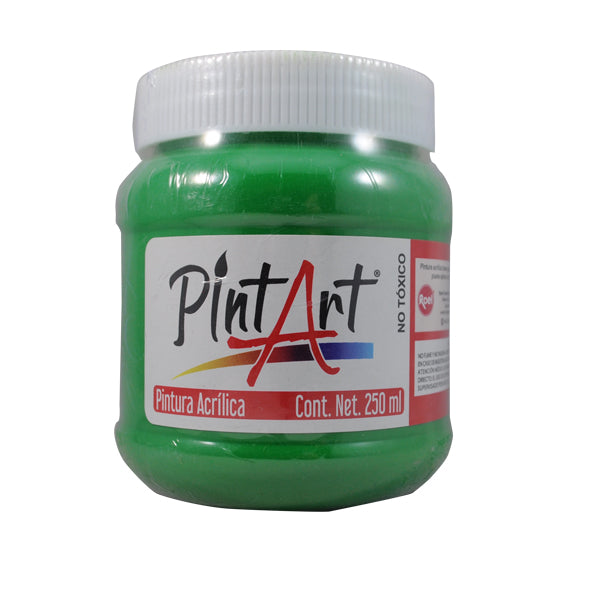 PINTURA ACRILICA 250 ML VERDE MEDIO 9556 PINTART