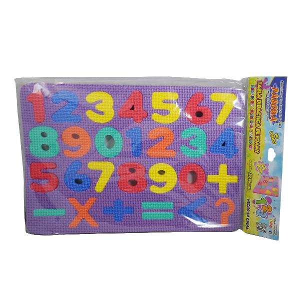 FOAMY NUMEROS PASCUA
