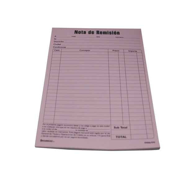 BLOCK REMISION SUPER ESQUELA TRIPLICADA 75 HJ S6 MAYCO